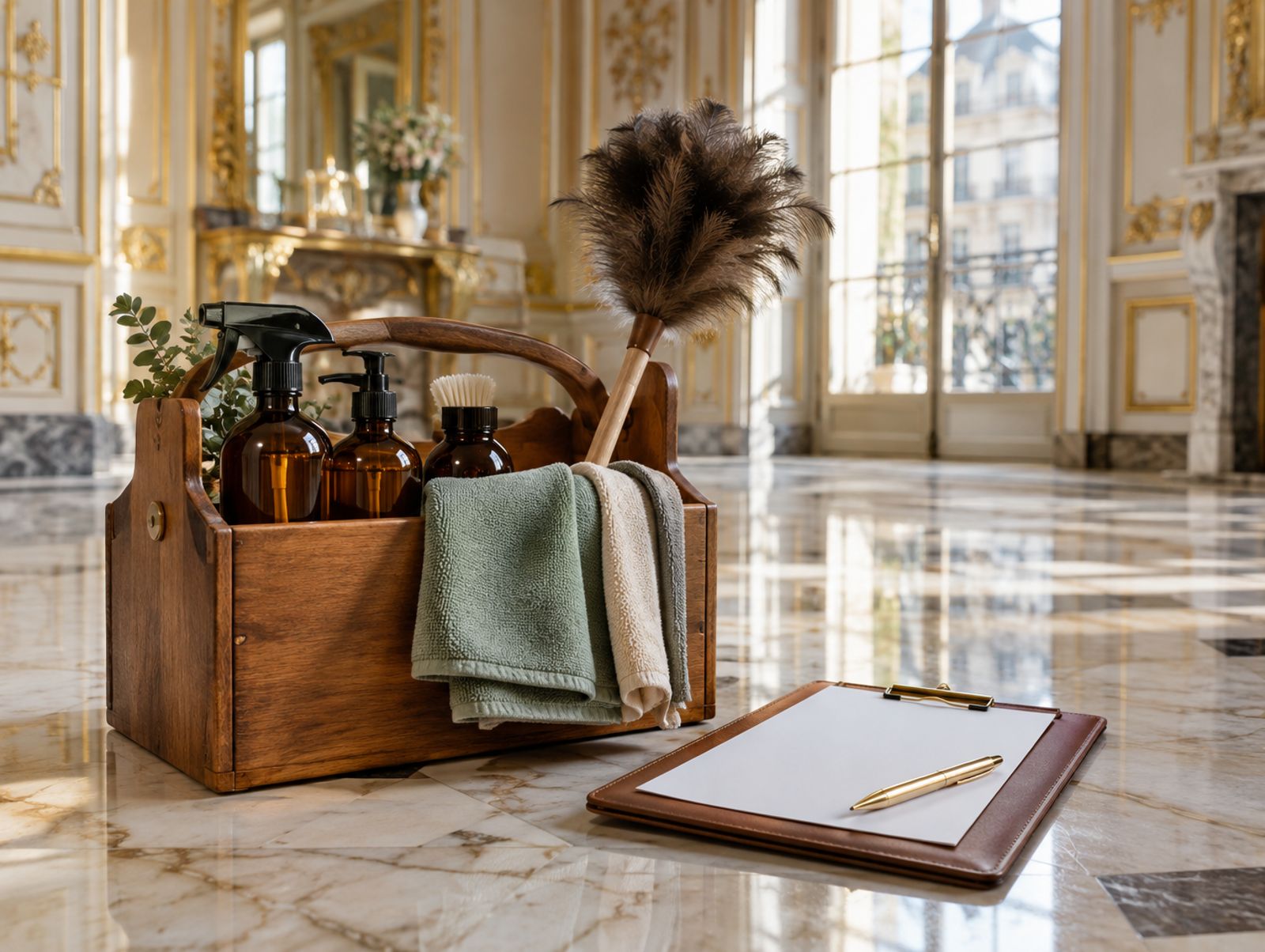 Test d’entrée – Les fondamentaux de l’entretien en maison privée de luxe